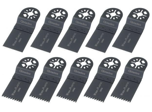 QBLADES Multitool zaagbladen set Wood 5xUN04 - 10+1ST, 2 image QBLADES Multitool zaagbladen set Wood 5xUN04 - 10+1ST, 2 image