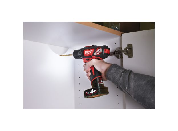 MILW. 12V Li-Ion Subcompactboorschroefmach. BDD 2x4,0Ah, 8 image