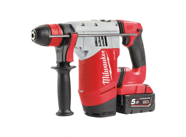 MILW. 18V Li-Ion SDS+ boorhamer CHPX 2x5,0Ah, 2 image