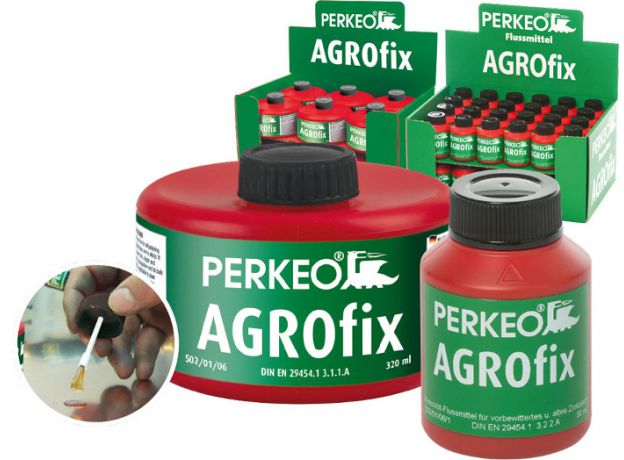 PERKEO Vloeimiddel AGROFIX tbv oud/gepatineerd zink 320 gram