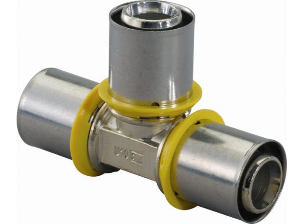 Uponor  GAS Press T-stuk 25-25-25, 2 image