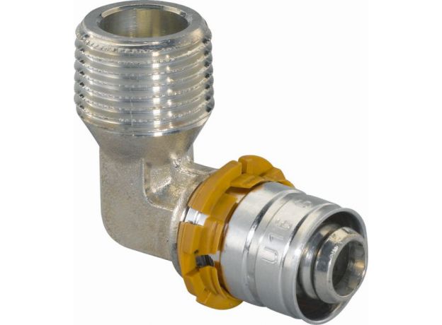 Uponor Press knie 90° buitendraad 25-R1"MT, 2 image