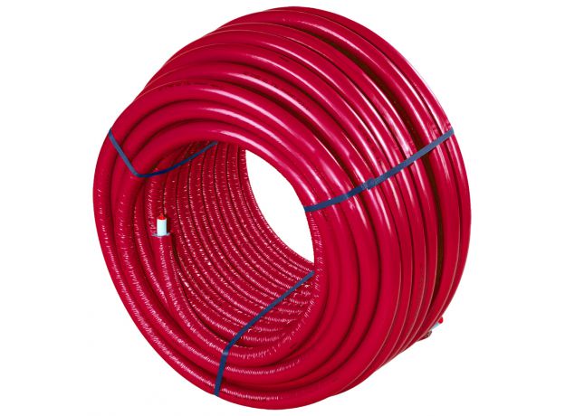 Uponor Uni pipe plus 25x2.5  rode isolatie (50m rol), 2 image Uponor Uni pipe plus 25x2.5  rode isolatie (50m rol), 2 image