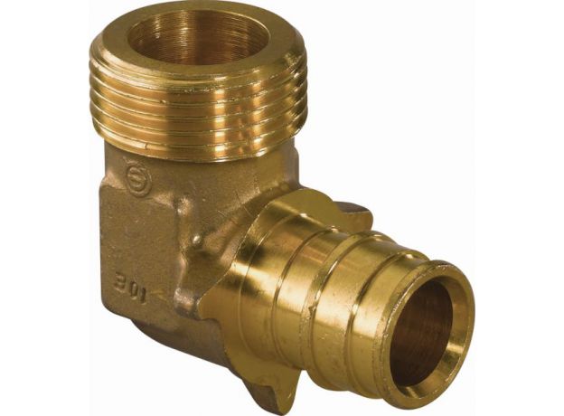 Uponor Q&E knie 90° messing 20 x G1/2"buiten, 2 image