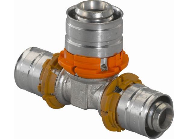 Uponor S-Press T-stuk verlopend 25-20-16, 2 image