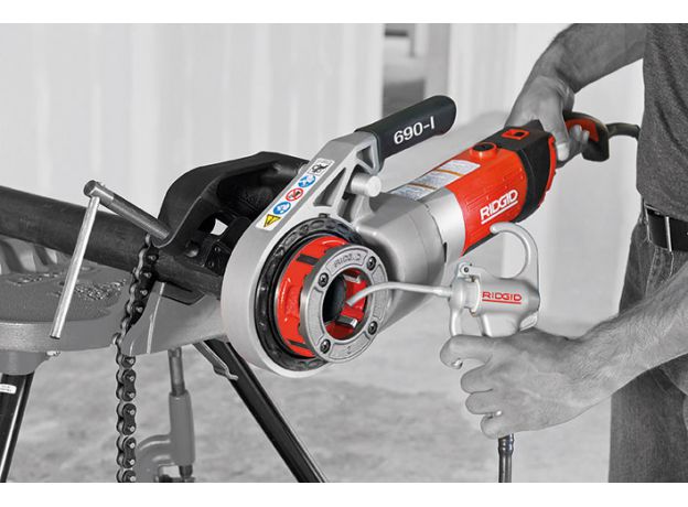 RIDGID Draadsnijmach. 690-I incl bekken 1/2" t/m 2", 3 image RIDGID Draadsnijmach. 690-I incl bekken 1/2" t/m 2", 3 image