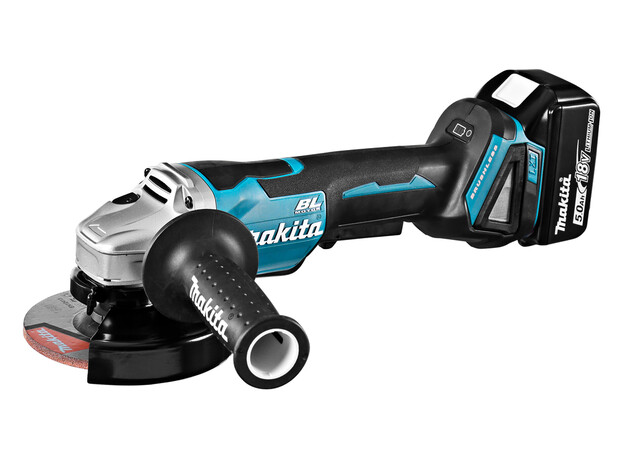 MAKITA 18 V Haakse slijper 125 mm, 4 image MAKITA 18 V Haakse slijper 125 mm, 4 image