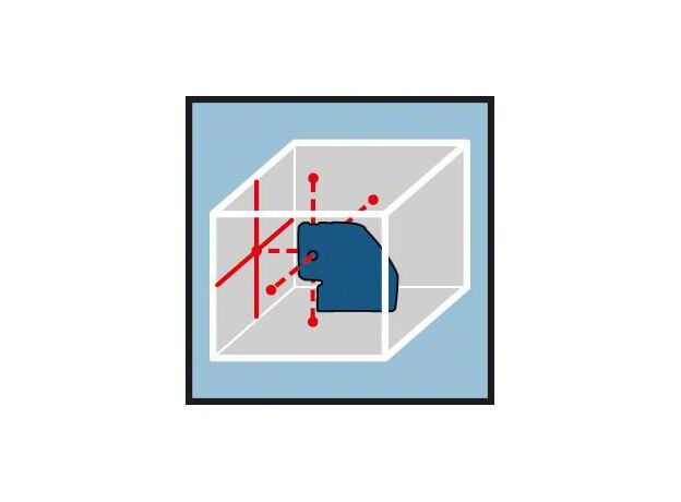 Lijn- en puntlaser GCL 25 (IP54) (4x batterij 1,5 V LR6 (AA), 6 image