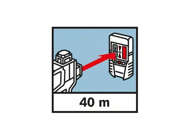 Lijnlaser toebehoren AC GLL 3-80 / GLL 2-80 / GLL 2-50: LR 2, 4 image