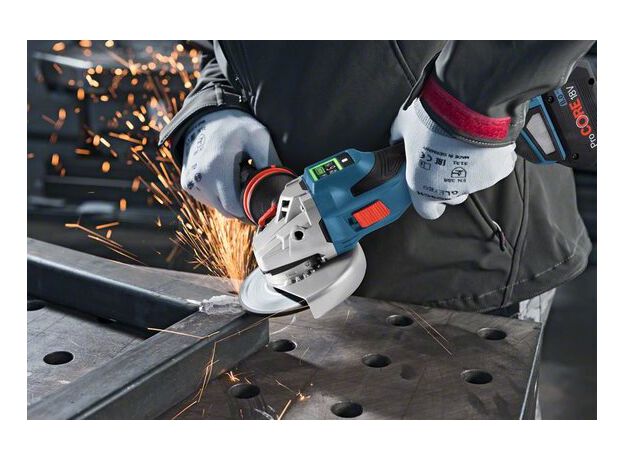 Accu haakse slijpmachine GWS 18V-15 (SC 2x 8,0 Ah ProCORE18V, 3 image