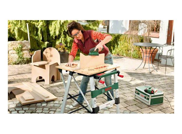 Werkbank PWB 600 (4 hulp klemstukken en een opbergcompartime, 4 image