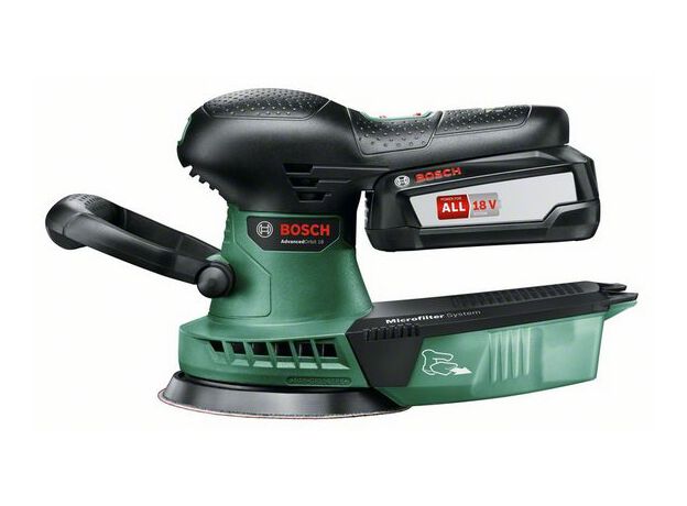 Accu excenterschuurmachine AdvancedOrbit 18 baretool (Microf, 8 image