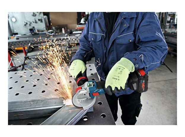 Accu haakse slijpmachine GWX 18V-10 SC (Beschermkap, handgre, 5 image