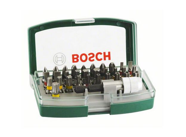 BOSCH, 32-DELIGE SCHROEF BITSET MET KLEURCODERING, 2 image