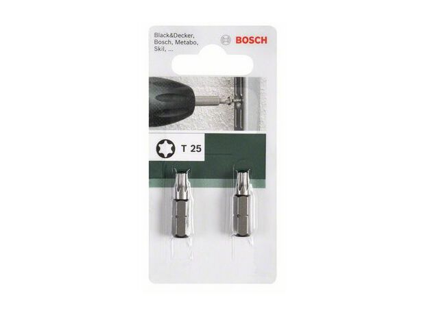 SCHROEVEN MP  (BIT T15 25MM, 1/4" ZESKANTSCHACHT DIN 3126-C6, 2 image