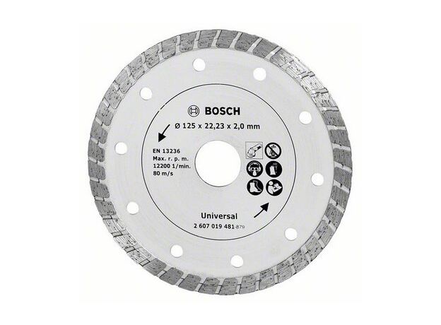 BORSTELS MP  (DIAMANTSCHIJF 125MM -  TURBO), 2 image