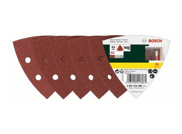 SCHUREN/POLIJSTEN MP  (SCHUURPAPIERSET DELTA 25-DELIG K60,, 2 image