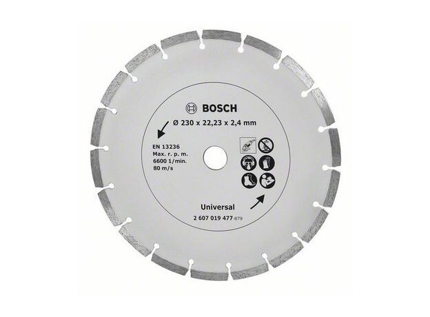 BORSTELS MP  (DIAMANTSCHIJF 230MM -  BOUWMATERIALEN), 2 image