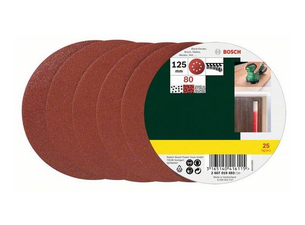 SCHUREN/POLIJSTEN MP  (SCHUURPAPIERSET EXCENTER 125MM 25-D, 2 image