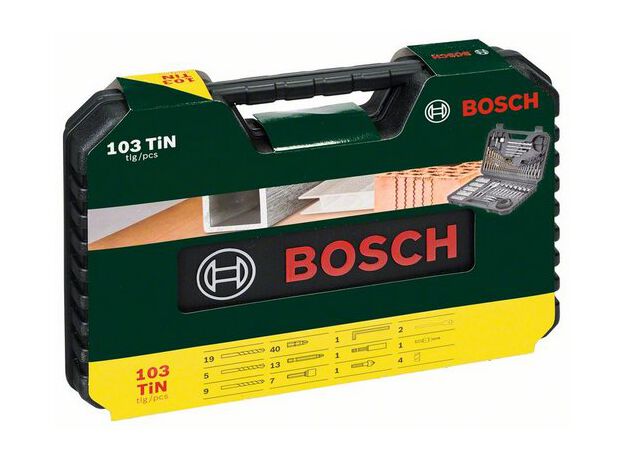 Schroeven AC Set (103-delige boren- en schroefset: Bits: 19x, 3 image