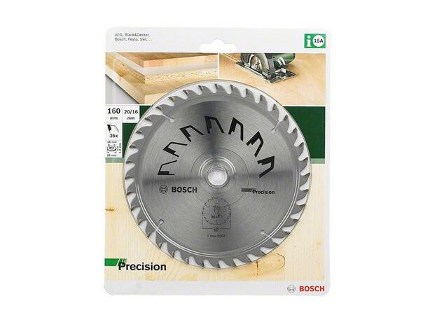 CIRKELZAGEN MP  (CIRKELZAAGBLAD PRECISION 160X2X20/16,T36 (1, 2 image
