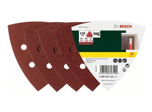 SCHUREN/POLIJSTEN MP  (25-DELIGE SCHUURBLADENSET VOOR DELTAS, 2 image