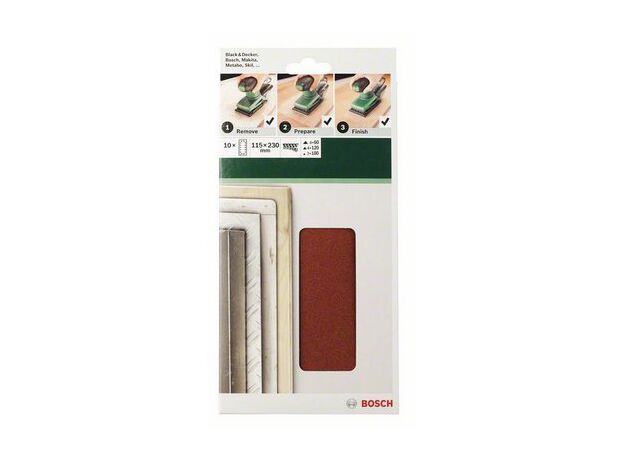 SCHUREN/POLIJSTEN MP  (SCHUURBLAD 115X230 MM, G40, RW, 14 GA, 2 image