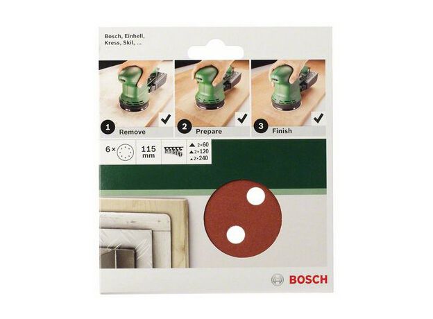 SCHUREN/POLIJSTEN MP  (SCHUURBLAD Ø 115 MM, G80, WP, 8 GATEN, 2 image