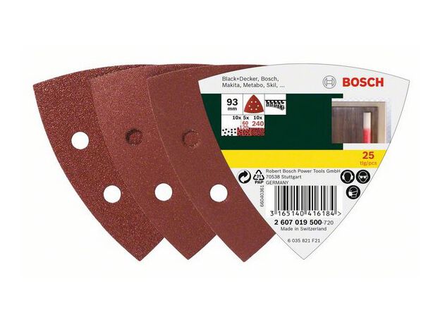 SCHUREN/POLIJSTEN MP  (SCHUURPAPIERSET DELTA 25-DELIG SET,, 2 image