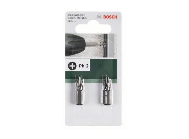 SCHROEVEN MP  (BIT PH1 25MM, 1/4" ZESKANTSCHACHT DIN 3126-C6, 2 image