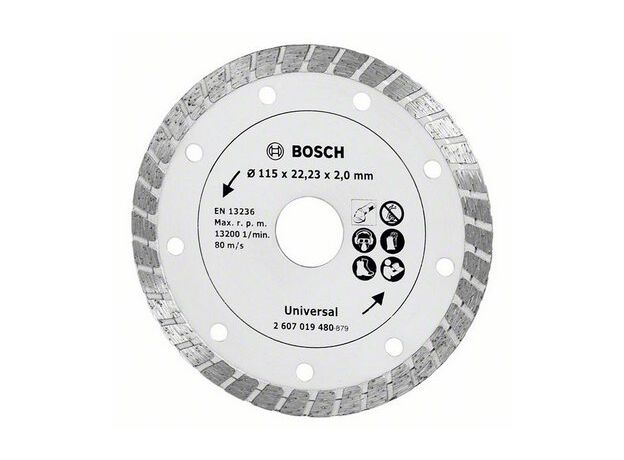 BORSTELS MP  (DIAMANTSCHIJF 115MM -  TURBO), 2 image