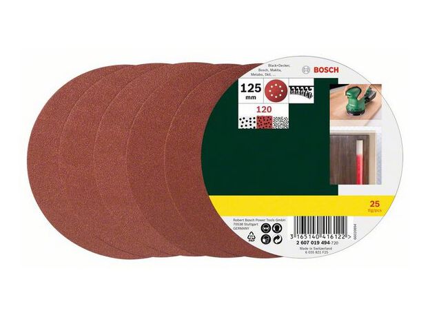 SCHUREN/POLIJSTEN MP  (SCHUURPAPIERSET EXCENTER 125MM 25-D, 2 image