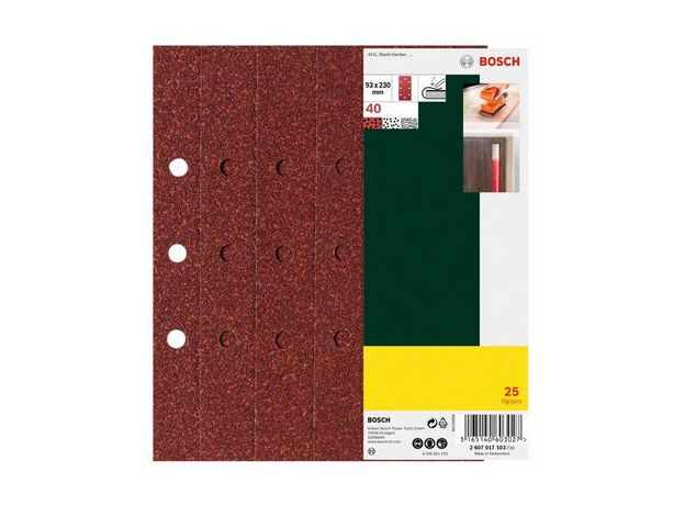 SCHUREN/POLIJSTEN MP  (25-DELIGE SCHUURBLADENSET VOOR VLAKSC, 2 image