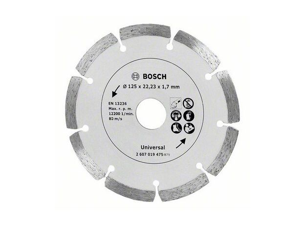 BORSTELS MP  (DIAMANTSCHIJF 125MM -  BOUWMATERIALEN), 2 image