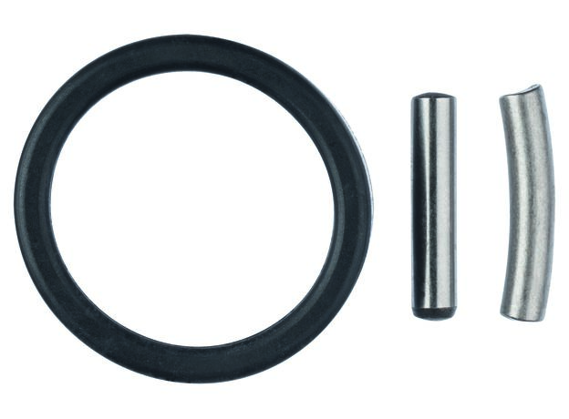 2-delige fixeerset: stift en rubberring 5 x 25 mm