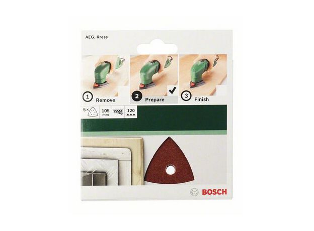 SCHUREN/POLIJSTEN MP  (SCHUURBLAD 105 MM, G240, RW, 6 GATEN,, 2 image