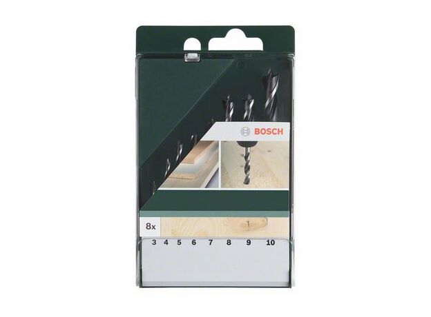 BOREN MP  (HOUTSPIRAALBOOR SET 3-4-5-6-7-8-9-10 (8)), 2 image BOREN MP  (HOUTSPIRAALBOOR SET 3-4-5-6-7-8-9-10 (8)), 2 image