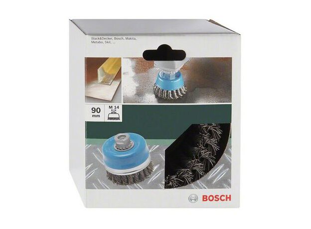 BORSTELS MP  (KOMSTAALBORSTEL GEVLOCHTEN DRAAD, , Ø 90 MM, M, 2 image