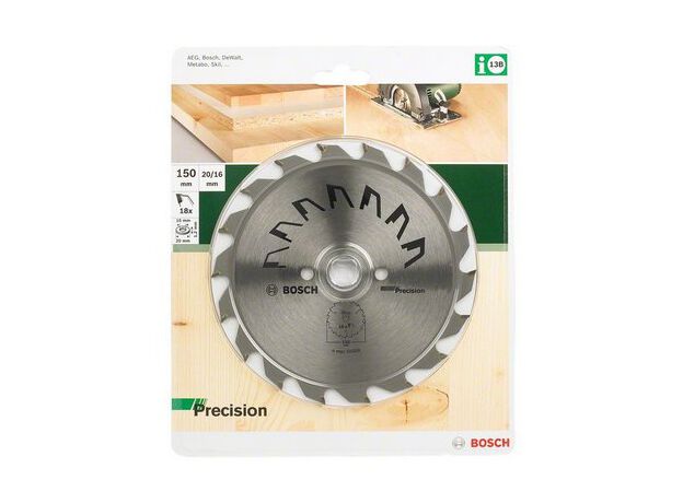 CIRKELZAGEN MP  (CIRKELZAAGBLAD PRECISION 150X2X20/16,T18 (1, 2 image