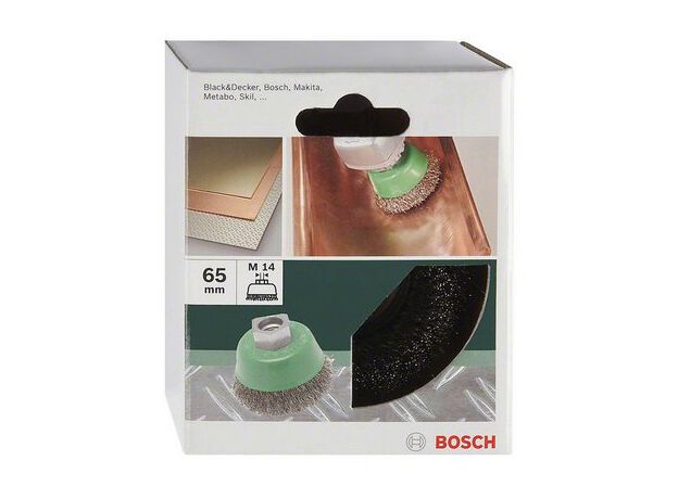 BORSTELS MP  (KOMSTAALBORSTEL GEGOLFD DRAAD, ROESTVRIJ, Ø 75, 2 image