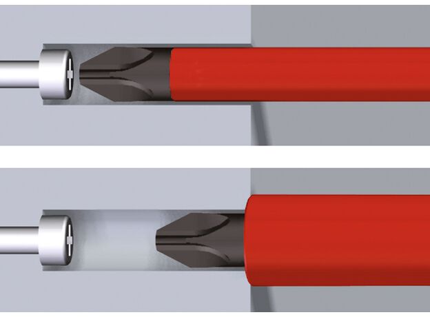 WIHA Schroevendraaier TORX®T10x100 SoftFinish, Slimfix, 3 image