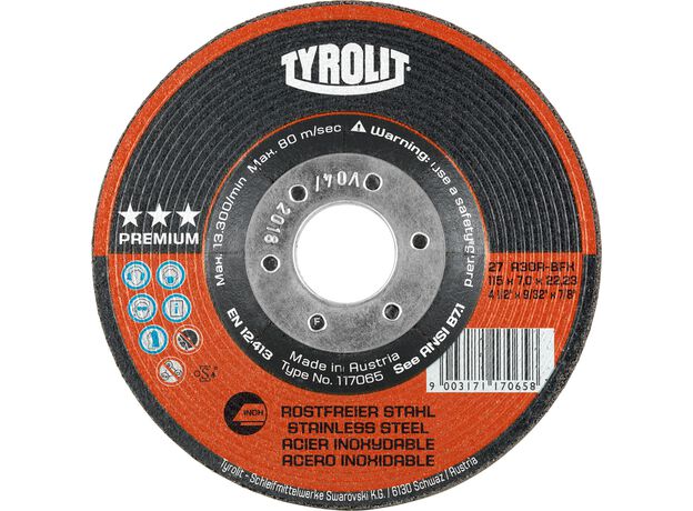 Tyrolit Premium*** Afbraamschijf voor haakse slijpers 27 115, 2 image