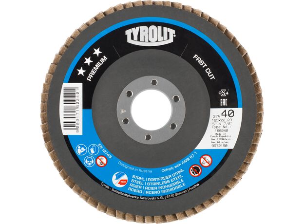 Tyrolit Premium*** Lamellerschijf voor haakse slijpers 27A 1, 3 image