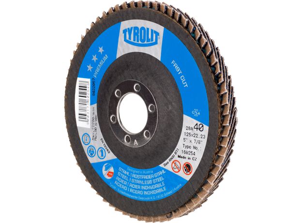 Tyrolit Premium*** Lamellerschijf voor haakse slijpers 27A 1, 4 image