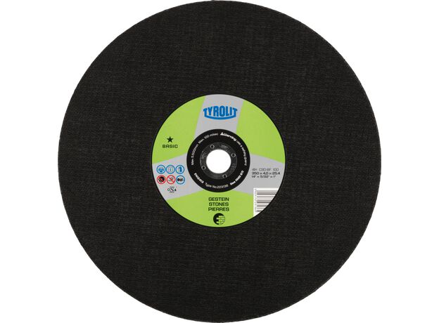 Tyrolit Basic* Doorslijpschijf voor motorslijpers 41H 350x4,, 2 image