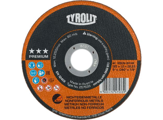 Tyrolit Premium*** Doorslijpschijf voor haakse slijpers 42 2, 2 image