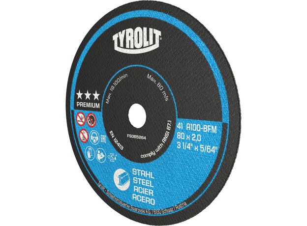 Tyrolit Premium*** Doorslijpschijf voor rechte slijpers 41 7, 3 image