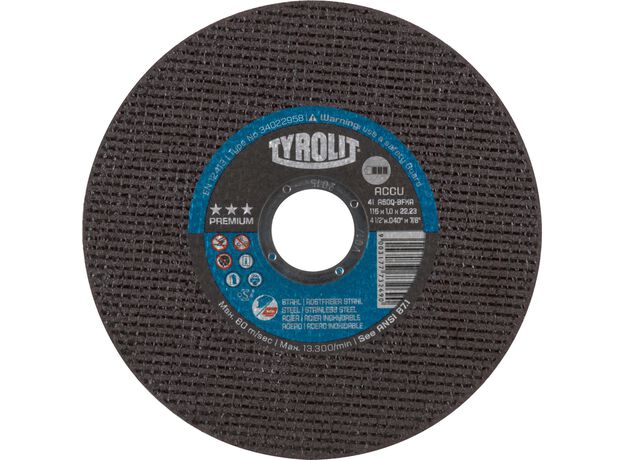 Tyrolit Premium*** Doorslijpschijf voor haakse slijpers 41 1, 2 image