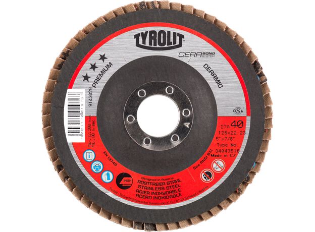 Tyrolit Premium*** Lamellerschijf voor haakse slijpers 27A 1, 3 image