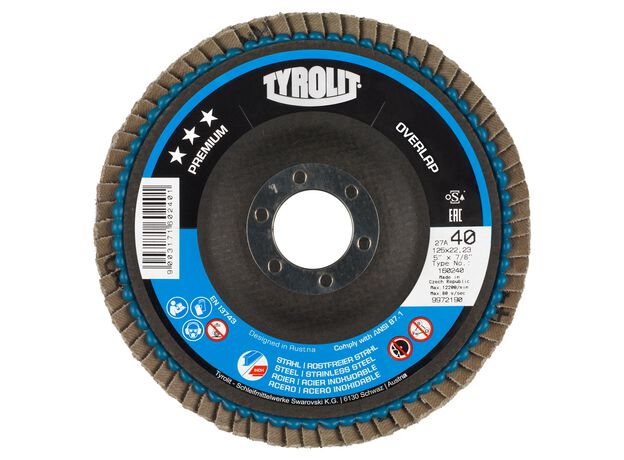 Tyrolit Premium*** Lamellerschijf voor haakse slijpers 27A 1, 3 image